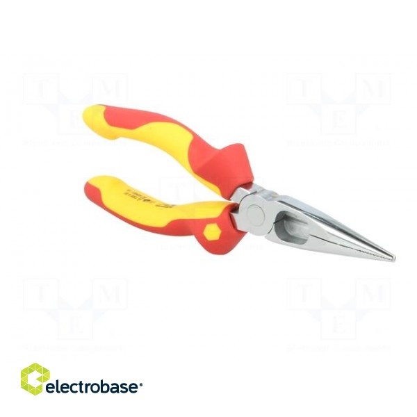 Pliers | insulated,half-rounded nose | steel | 160mm | 1kVAC фото 10