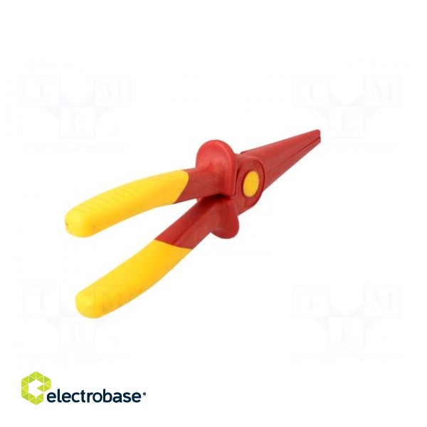 Pliers | insulated,half-rounded nose,elongated | 220mm | 1kVAC фото 8
