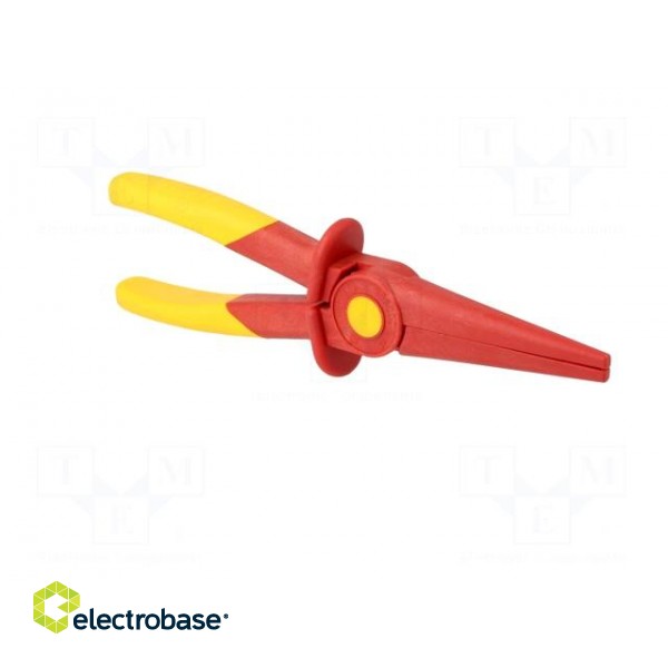 Pliers | insulated,half-rounded nose,elongated | 220mm | 1kVAC фото 10