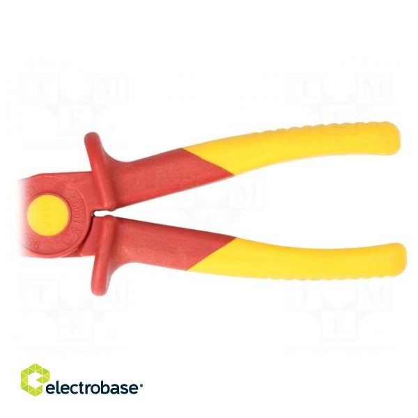 Pliers | insulated,half-rounded nose,elongated | 220mm | 1kVAC image 2
