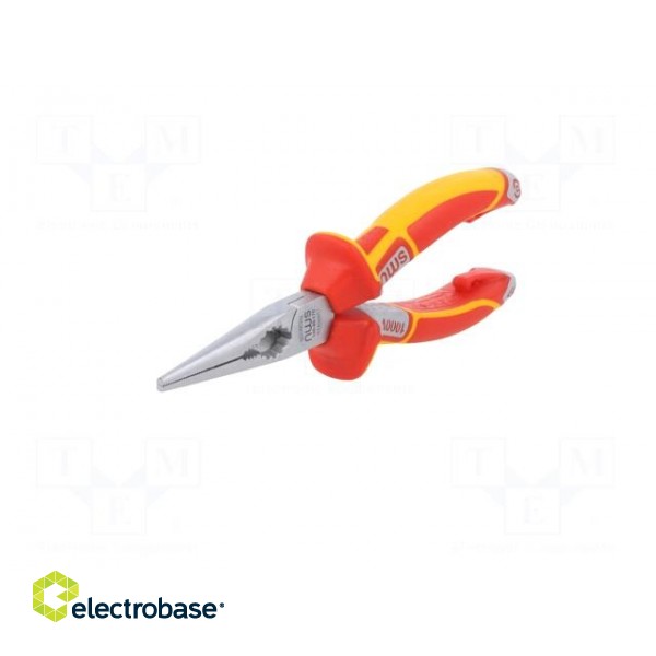 Pliers | insulated,half-rounded nose,telephone,elongated | 170mm фото 4
