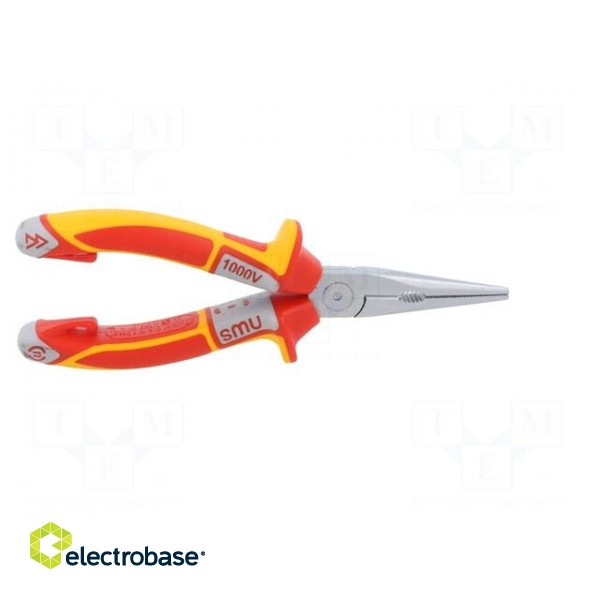 Pliers | insulated,half-rounded nose,telephone,elongated | 170mm image 9