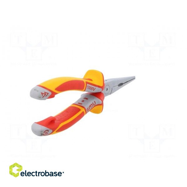 Pliers | insulated,half-rounded nose,telephone,elongated | 170mm image 8