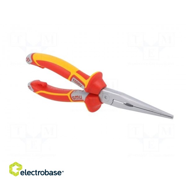 Pliers | insulated,half-rounded nose,telephone,elongated | 205mm image 10