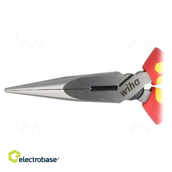 Pliers | insulated,half-rounded nose,universal | steel | 200mm image 2