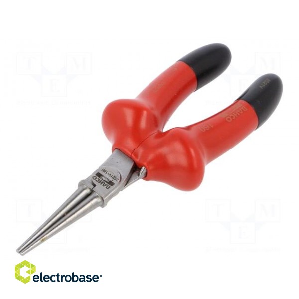 Pliers | insulated,round | alloy steel | 160mm | 1kVAC image 1