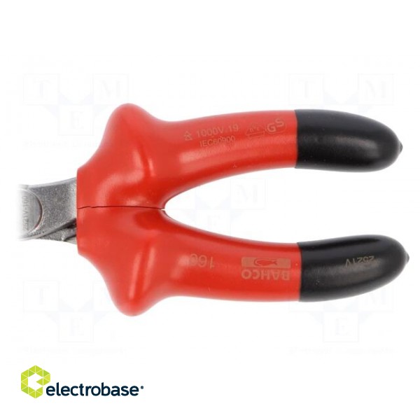 Pliers | insulated,round | alloy steel | 160mm | 1kVAC image 2