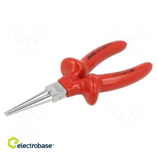 Pliers | insulated,round | carbon steel | 160mm | 476/1VDEDP image 1