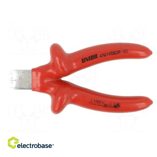 Pliers | insulated,round | carbon steel | 160mm | 476/1VDEDP image 3