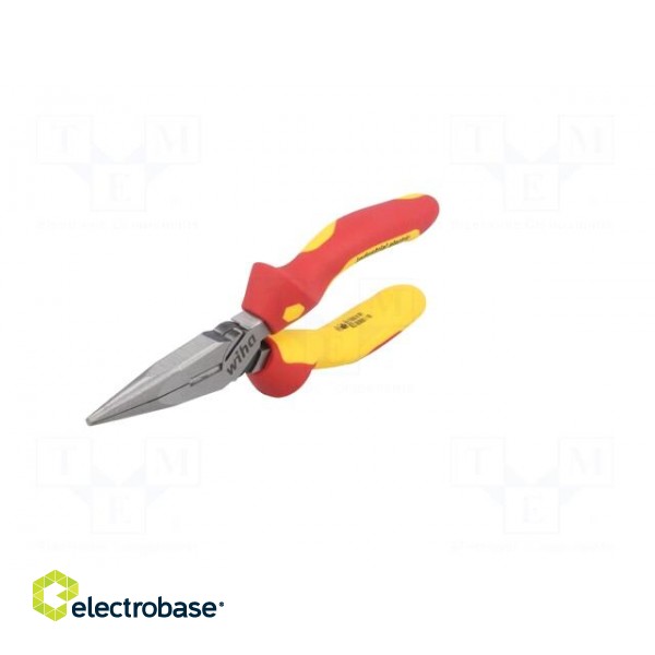 Pliers | insulated,straight,half-rounded nose | steel | 160mm image 5