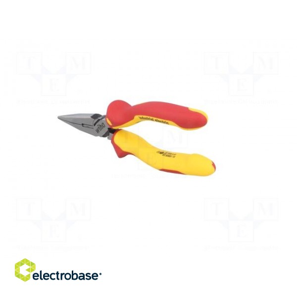 Pliers | insulated,straight,half-rounded nose | steel | 160mm paveikslėlis 7