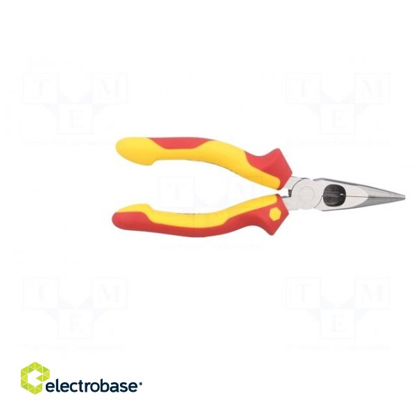 Pliers | insulated,straight,half-rounded nose | steel | 160mm image 10