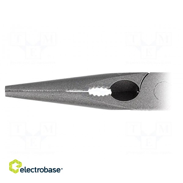 Pliers | insulated,straight,half-rounded nose,elongated | 170mm image 4