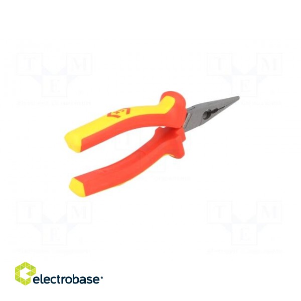 Pliers | insulated,straight,half-rounded nose,elongated | 170mm image 9