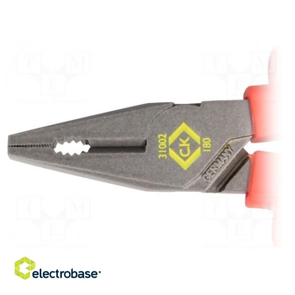 Pliers | insulated,universal | for voltage works | 180mm image 2