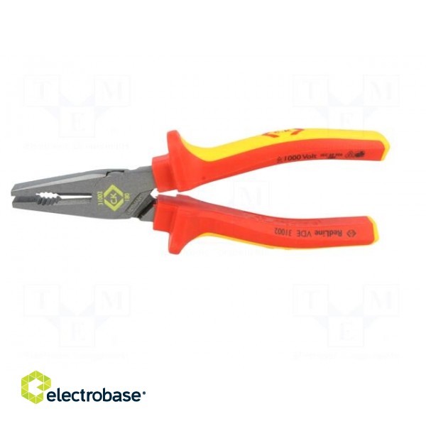 Pliers | insulated,universal | for voltage works | 180mm image 6