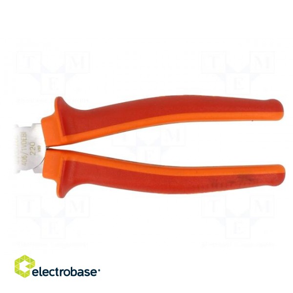 Pliers | insulated,universal | carbon steel | 220mm | 406/1VDEBI image 2