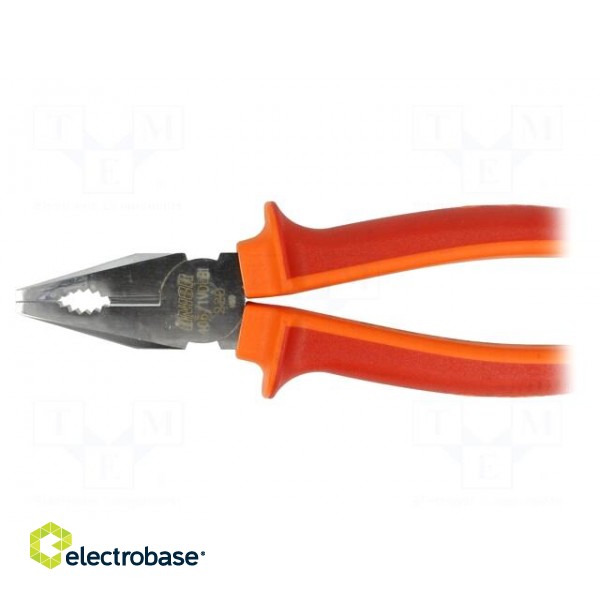 Pliers | insulated,universal | carbon steel | 220mm | 406/1VDEBI image 3