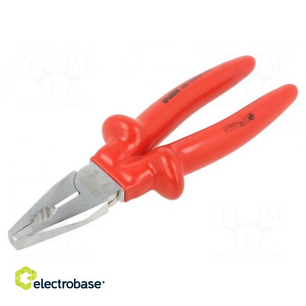 Pliers | insulated,universal | carbon steel | 220mm | 406/1VDEDP image 1