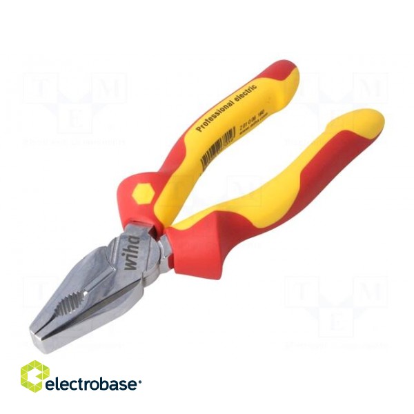 Pliers | insulated,universal | steel | 160mm | 1kVAC | Package: blister