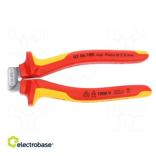Pliers | insulated,universal | steel | 180mm image 2
