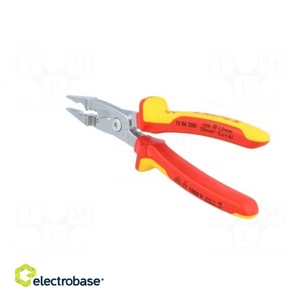 Pliers | insulated,universal | Version: insulated | steel | 200mm image 7