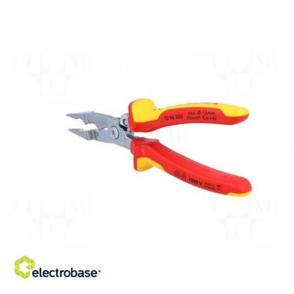 Pliers | insulated,universal | steel | 200mm | 1kVAC | insulated image 7