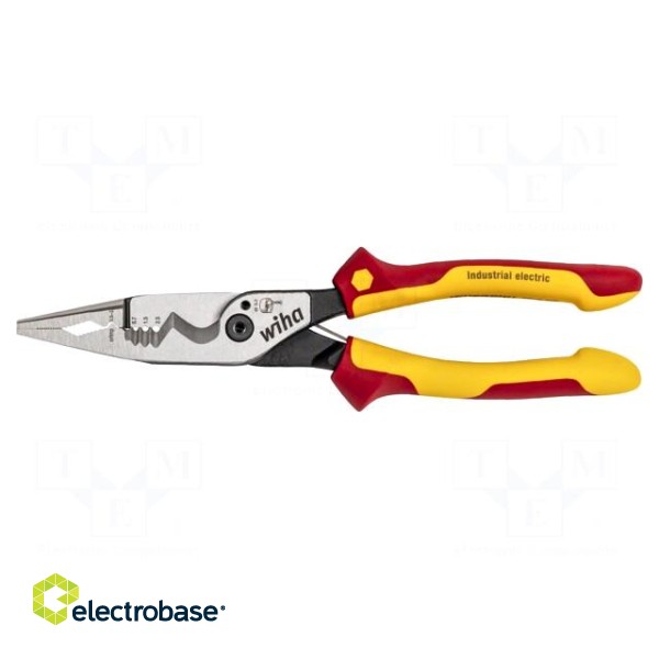 Pliers | insulated,universal | steel | 225mm | 1kVAC | insulated image 2