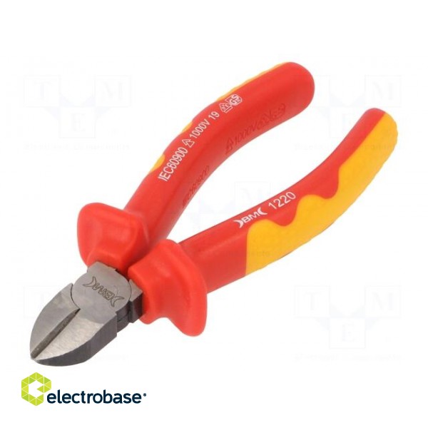 Pliers | side,cutting,insulated | 140mm image 1