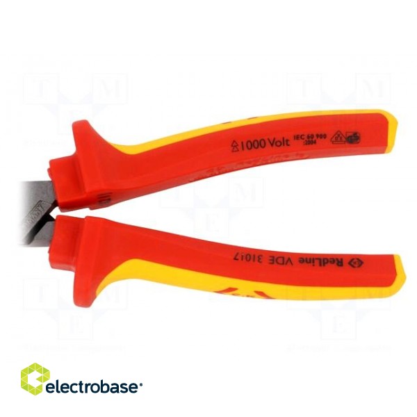 Pliers | insulated,side,cutting | for voltage works | 160mm paveikslėlis 3