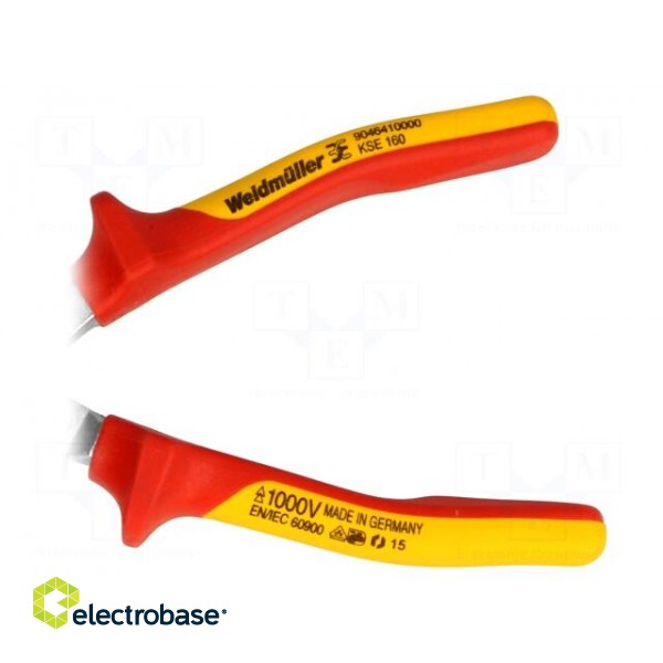 Pliers | insulated,side,cutting | for voltage works | 160mm | 1kVAC image 4