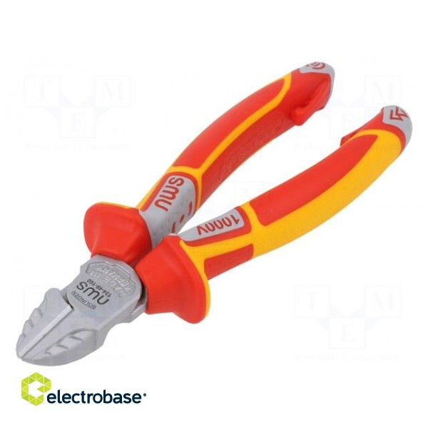 Pliers | side,cutting,insulated | 160mm | Cut: with side face image 1