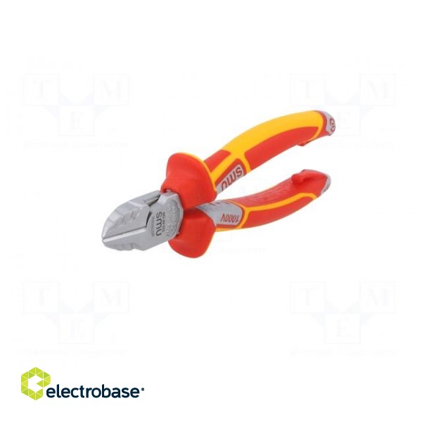 Pliers | side,cutting,insulated | 160mm | Cut: with side face image 5