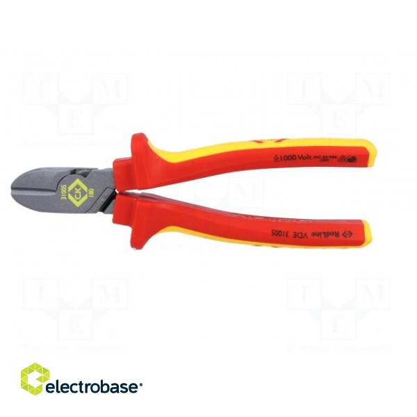 Pliers | insulated,side,cutting | for voltage works | 180mm image 6