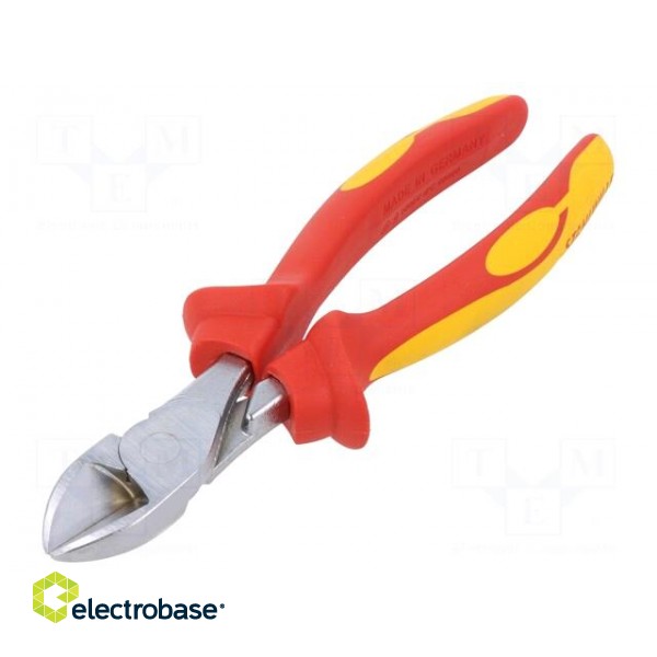Pliers | side,cutting,insulated | 225mm | 1kVAC image 1
