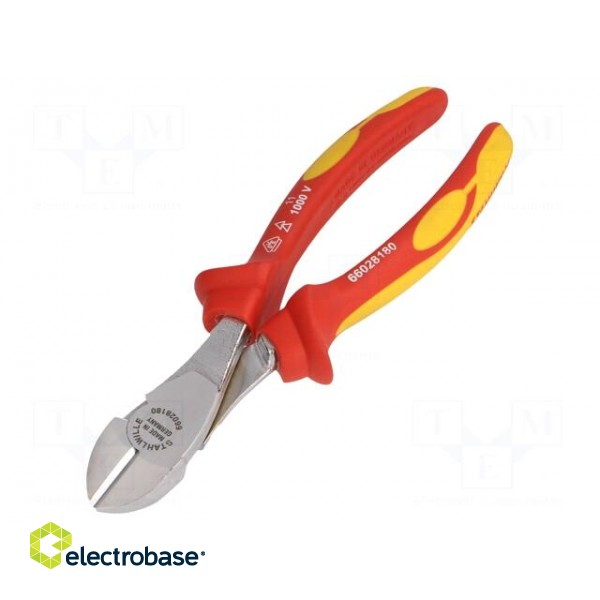 Pliers | side,cutting,insulated | 180mm | 1kVAC image 1