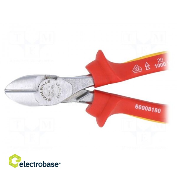 Pliers | side,cutting,insulated | 225mm | 1kVAC image 4