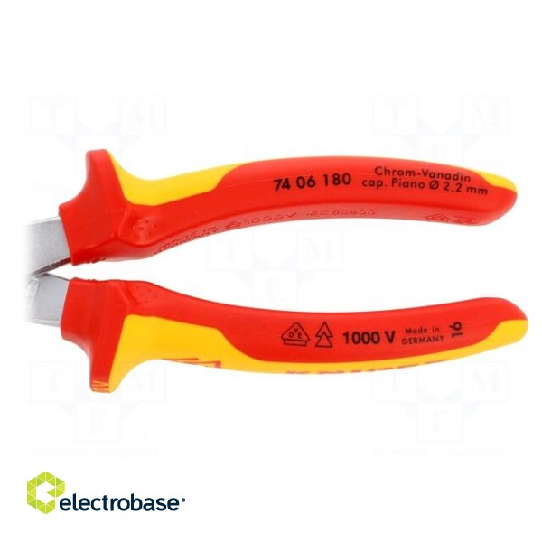 Pliers | insulated,side,cutting | 180mm | chrome vanadium steel image 3