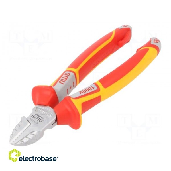 Pliers | side,cutting,insulated | 180mm | Cut: with side face image 1