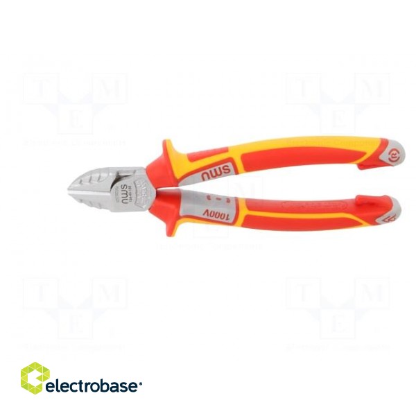 Pliers | side,cutting,insulated | 180mm | Cut: with side face image 5