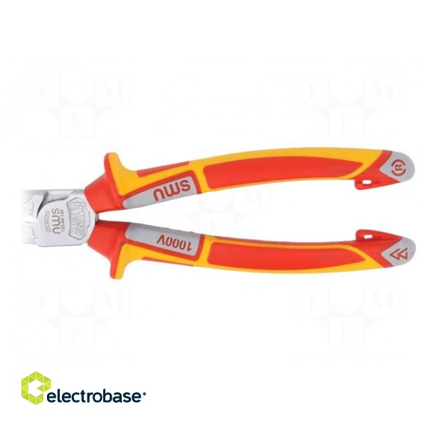 Pliers | side,cutting,insulated | 190mm | Cut: with side face image 2