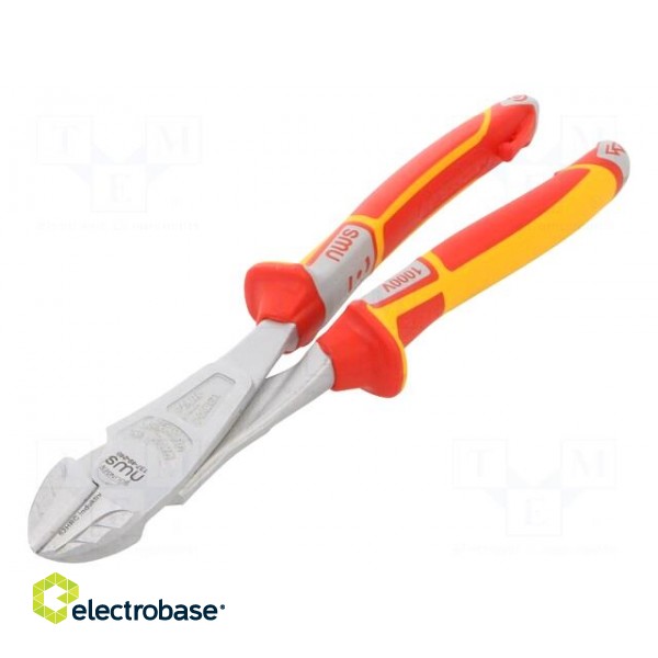 Pliers | side,cutting,insulated | 240mm | Cut: with side face image 1