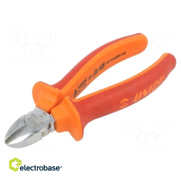 Pliers | side,cutting,insulated | carbon steel | 140mm | 461/1VDEBI фото 1