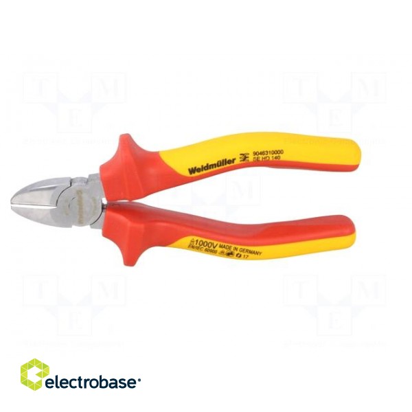 Pliers | insulated,side,cutting | for voltage works | steel | 140mm image 6