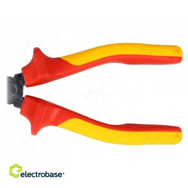 Pliers | insulated,side,cutting | for voltage works | steel | 140mm image 2