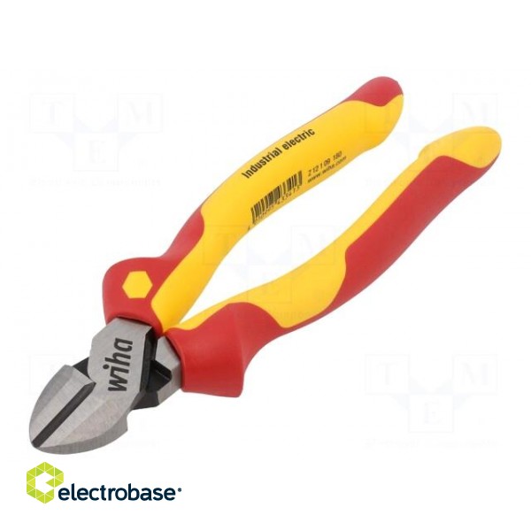 Pliers | side,cutting,insulated | steel | 160mm | 1kVAC image 1