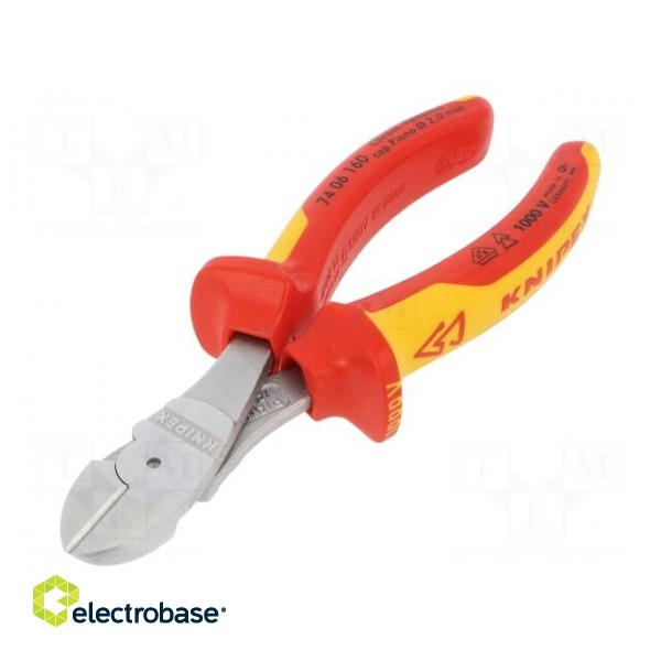 Pliers | insulated,side,cutting | steel | 160mm | 1kVAC image 1