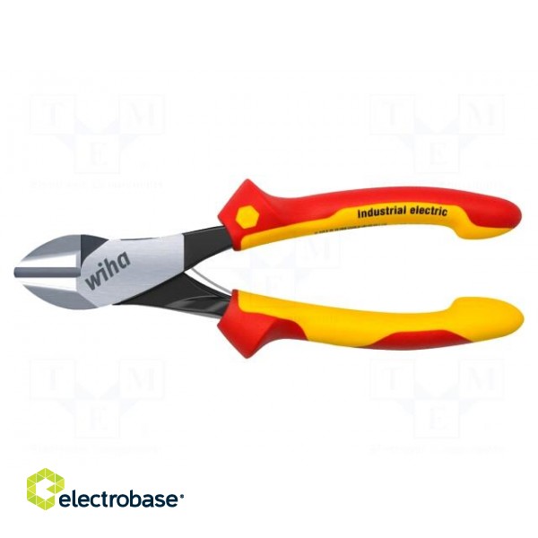 Pliers | side,cutting,insulated | steel | 180mm | 1kVAC