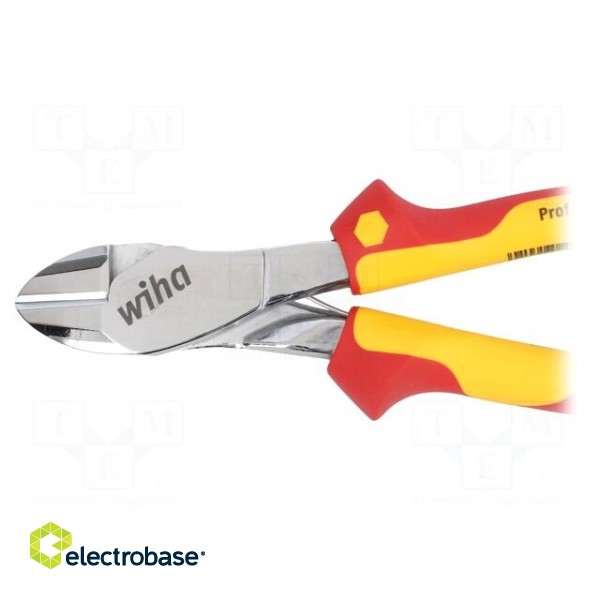 Pliers | insulated,side,cutting | for voltage works | steel | 180mm image 3