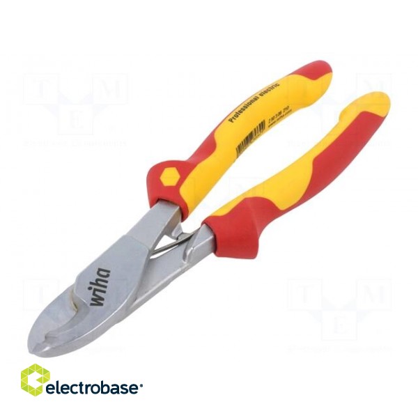 Pliers | side,cutting,insulated | steel | 210mm | 1kVAC image 1